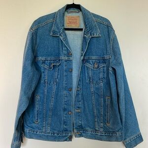 Men’s LEVI JEAN JACKET, Denim, Size Large